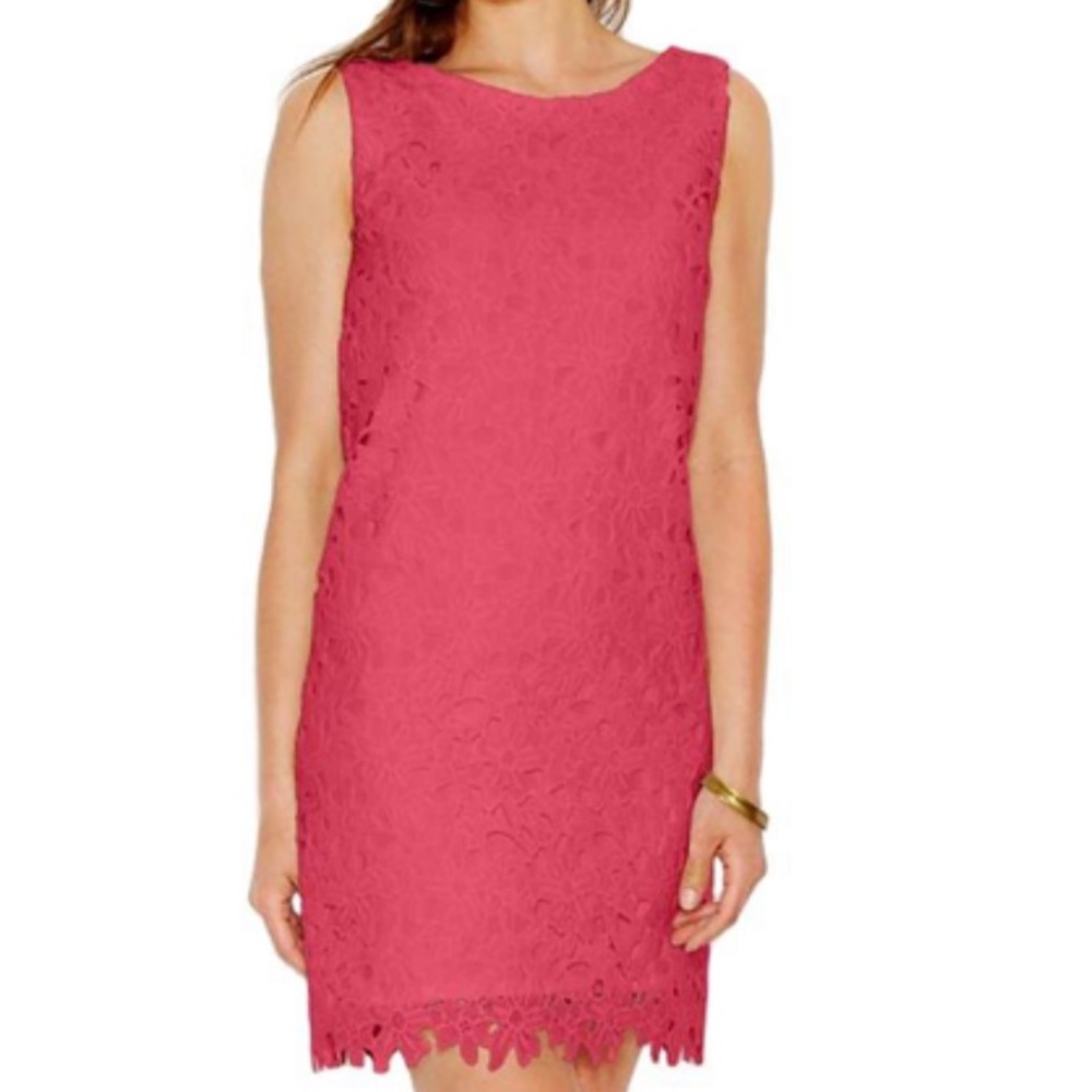 Jessica Simpson Womens Lace Dress, Navy, Size 6